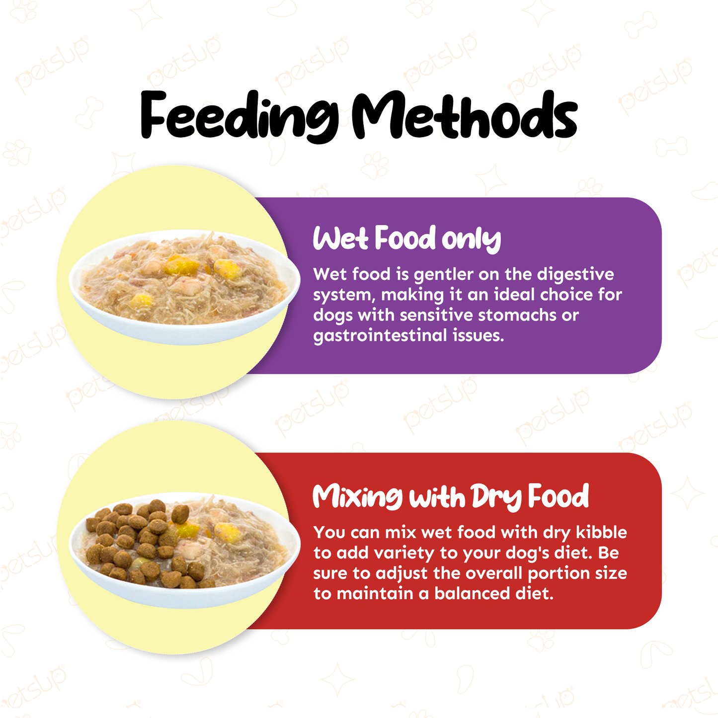 Petsup Dog Real Meat Delish Dog Wet Food 85g - Rich in Creamy Soup Vegetable Hydrating Dog Food For Puppy Real Chicken