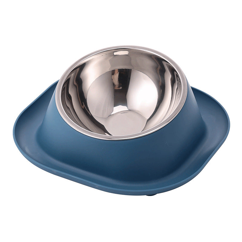 Petsup Pet Anti-Ant Bowl Stainless Bowl Ant-Proof Tilted Design For Better Posture For Dogs And Puppy