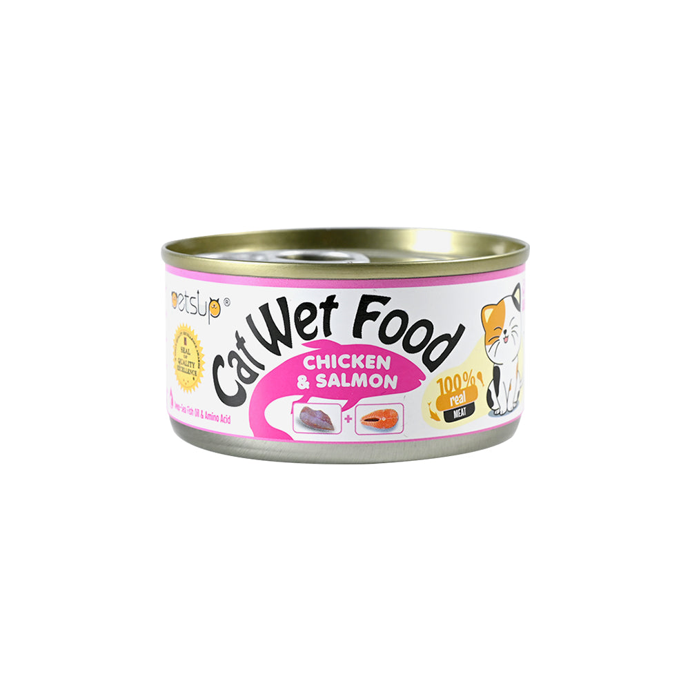 Petsup Chicken Salmon Flavor Cat Wet Food 85g 170g