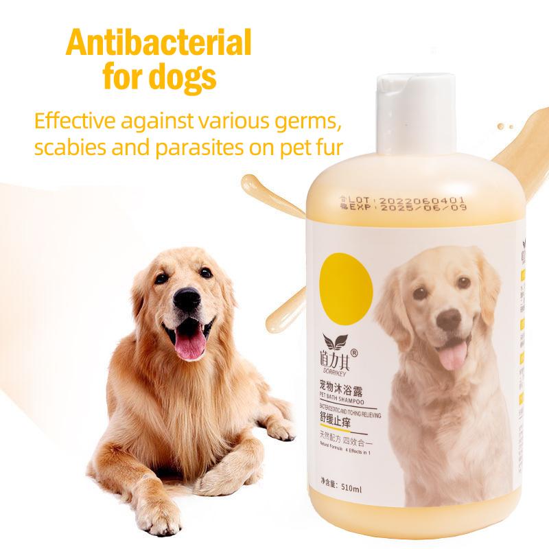 Petsup Pet Shampoo Pet Cat Puppy Shampoo 510ml Shower Gel Removing Fleas And Relieve Itching
