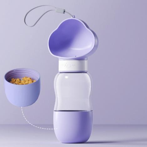 Petsup 2-in-1 Travel Friendly Pet Water & Food Dispenser