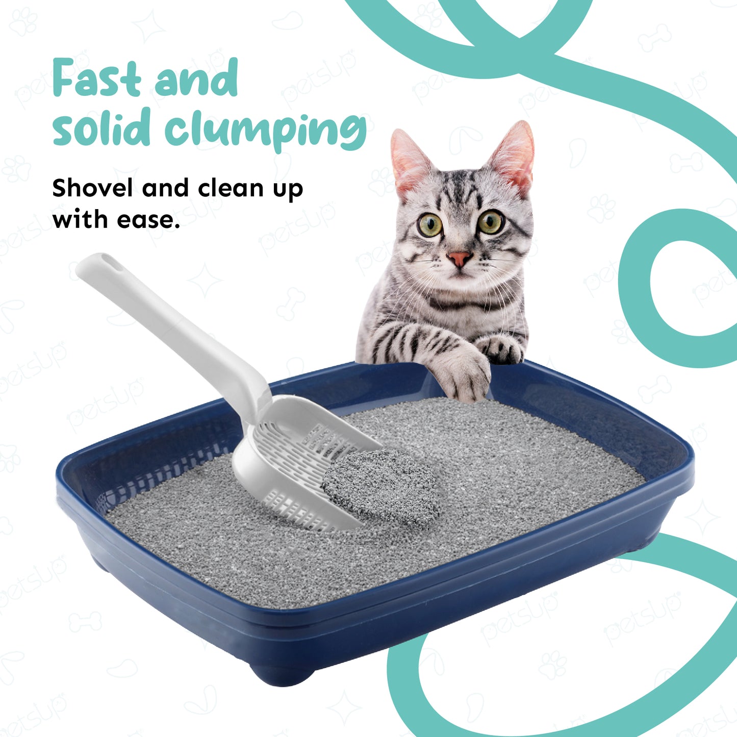 Petsup Mineral Cat Litter Sand 3 Kgs Odor Control High Absorbent