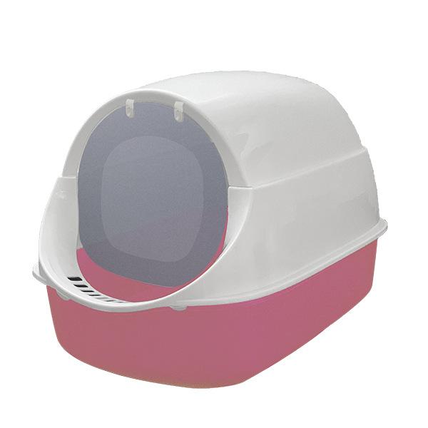 Petsup Cat Litter Box with Scoop Large Size Full Semi-Enclosed Door Panel Cat Toilet