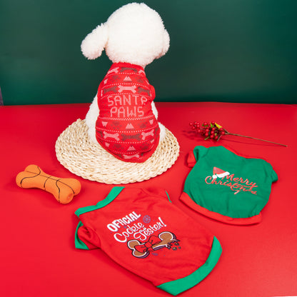 Petsup Christmas Cute Dog Clothes