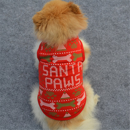 Petsup Christmas Cute Dog Clothes