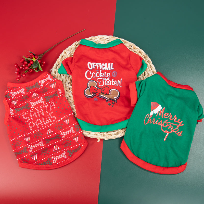 Petsup Christmas Cute Dog Clothes