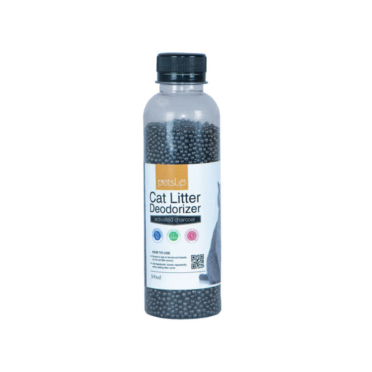 Petsup Charcoal Scent Deodorizer Beads for Cat Litter 300g