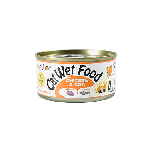 Petsup Chicken & Cod Flavor Cat Wet Food 85g