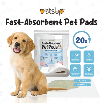 Petsup Fast-Absorbent Magic Pee Pads 50pcs