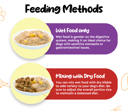 Petsup Real Meat Delish Dog Wet Food (Chicken + Spinach)