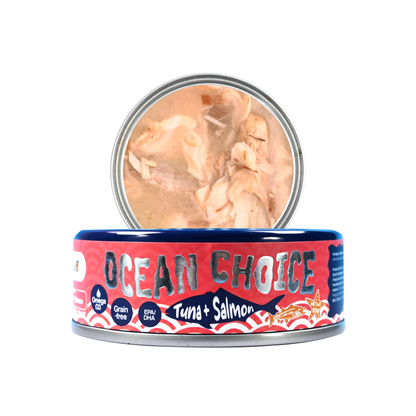 Petsup Ocean Choice Tuna+Salmon 85g Cat Wet Food