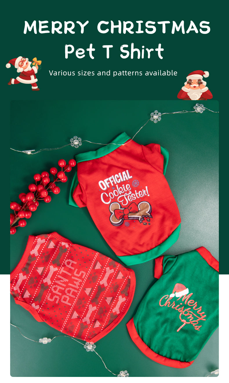 Petsup Christmas Cute Dog Clothes