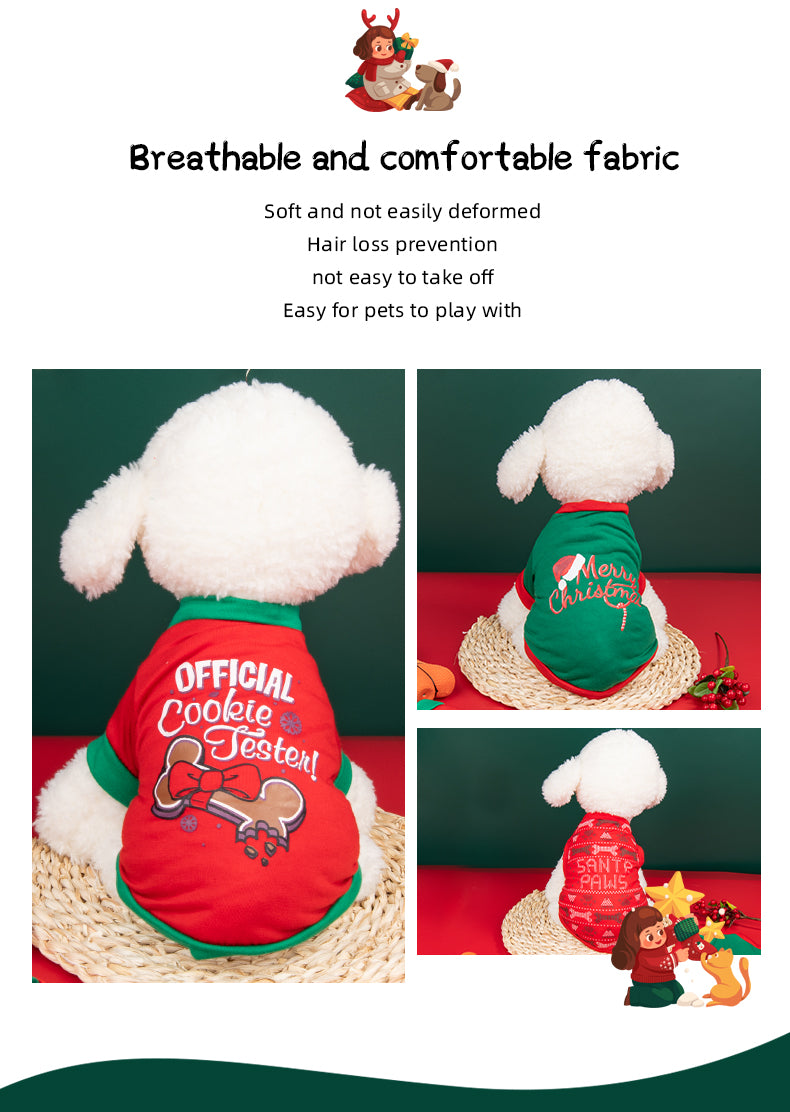 Petsup Christmas Cute Dog Clothes