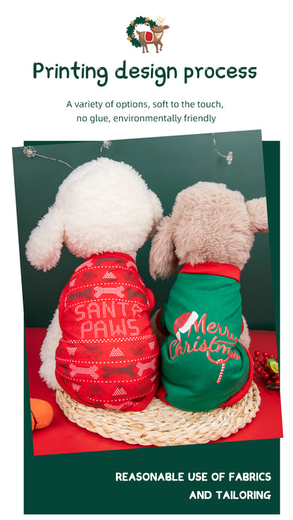 Petsup Christmas Cute Dog Clothes