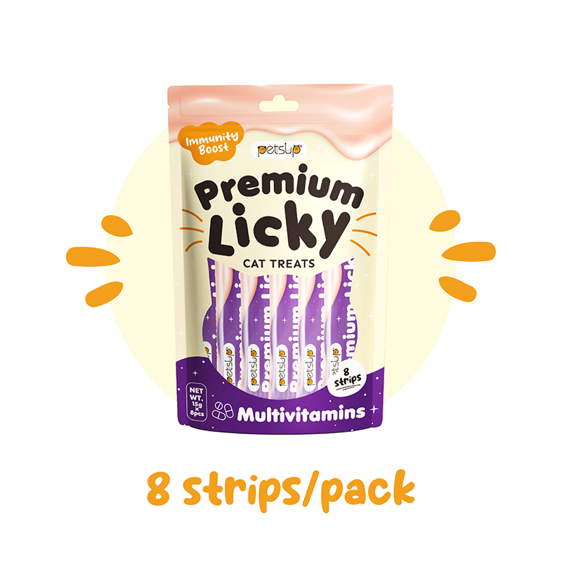 Petsup Multivitamins Premium Licky Cat Treats 120g