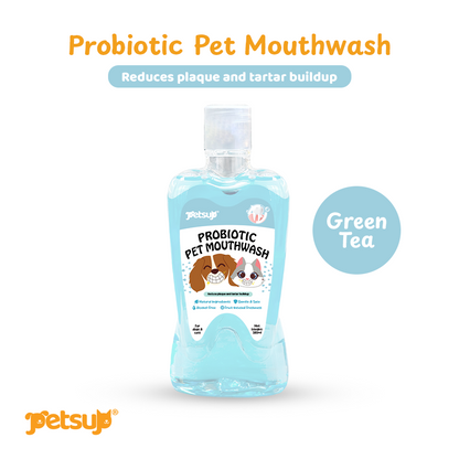 Petsup Organic Pet Mouthwash 380ml Probiotic Oral Care Fresh Breath Remove Tartar Cleaning Teeth for Cats and Dogs