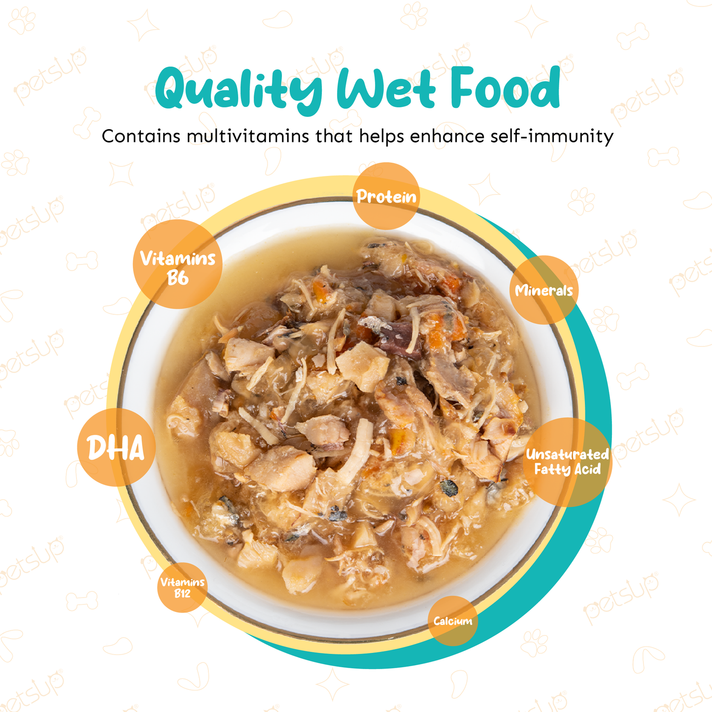 Petsup Chicken & Cod Flavor Cat Wet Food 85g | 170g