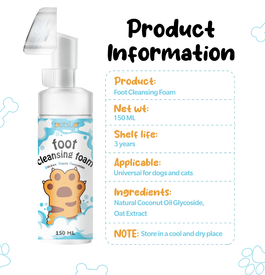 Petsup Pet Foot Cleansing Foam 150ML