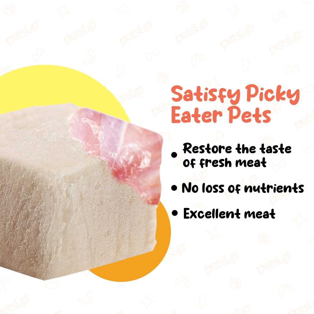 Petsup Egg Yolk Freeze-Dried Meat Pet Treats 30g