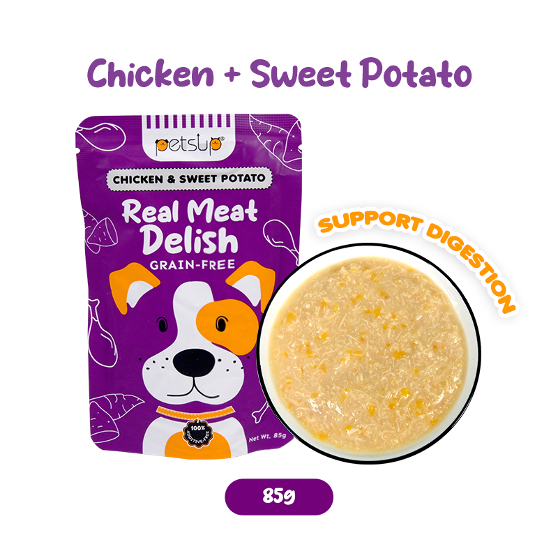 Petsup Real Meat Delish Dog Wet Food (Chicken + Sweet Potato)