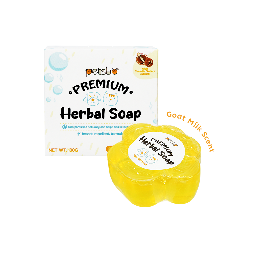 Petsup Premium Herbal Soap 100% Natural Anti-tick & Flea 100g