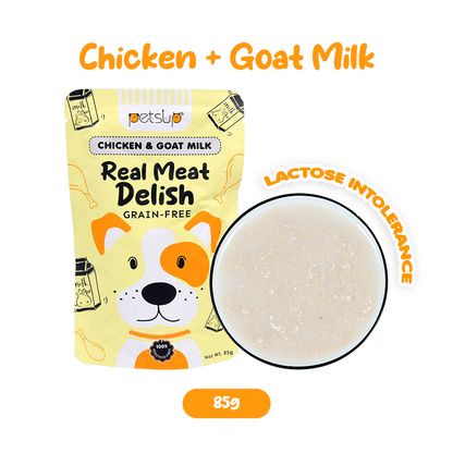 Petsup Real Meat Delish Dog Wet Food (Chicken + Goat Milk)